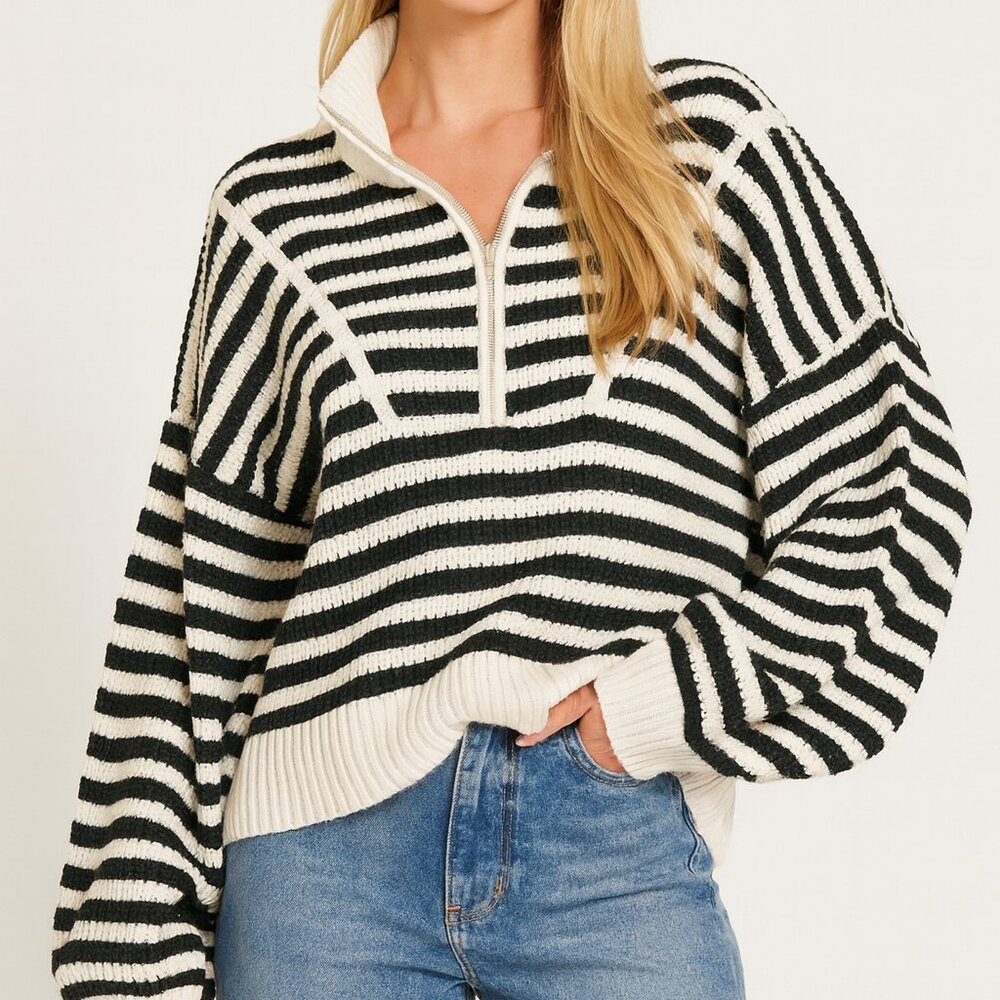 The Billie Zip-Up Sweater